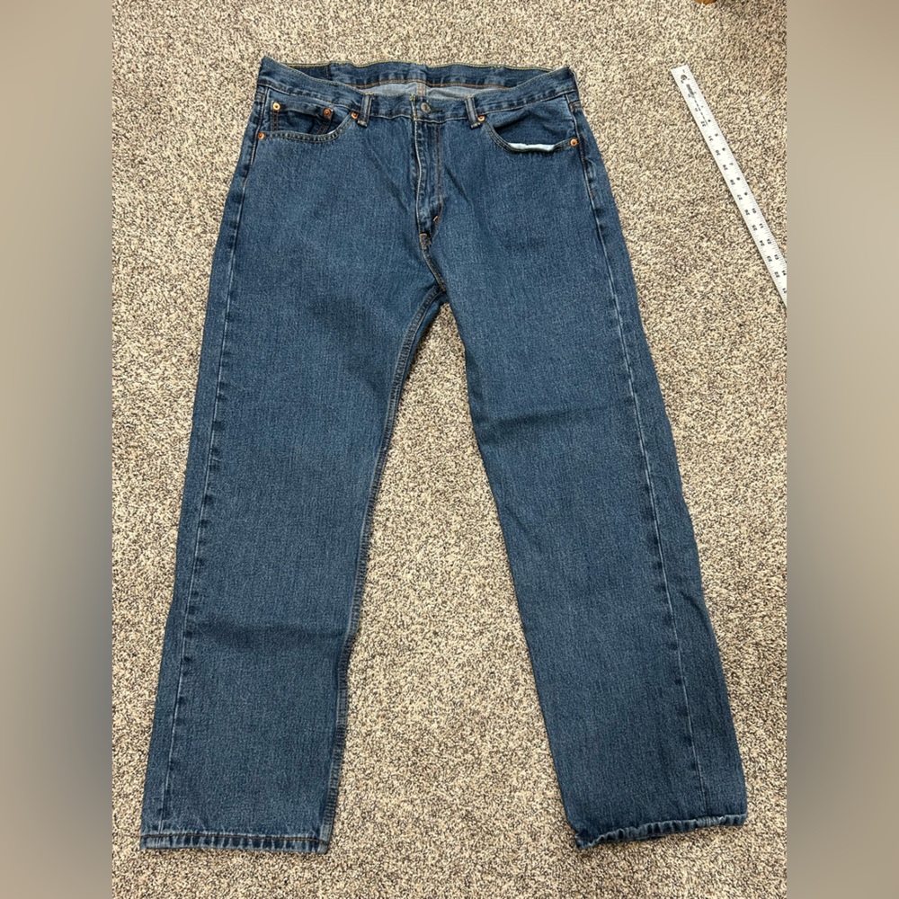 Levi’s Classic Men's Straight-Leg Jeans in Dark Blue 38 x 32